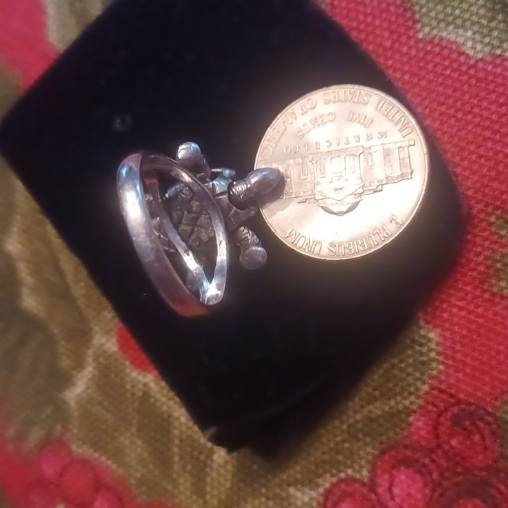 Sterling Silver Turtle Ring - image 4